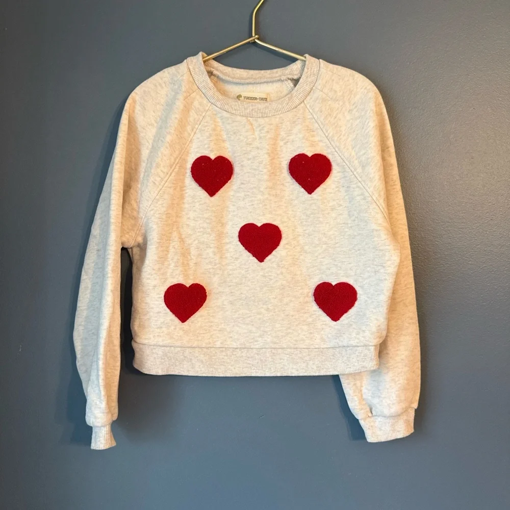 Tucker and‎ Tate red heart sweatshirt